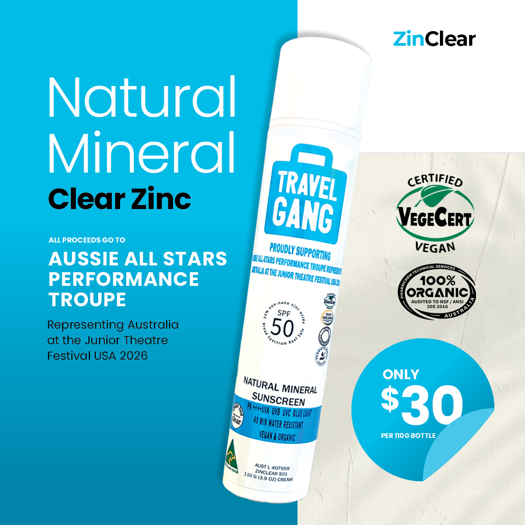 100% Organic Natural Mineral Sunscreen SPF 50 - 110g