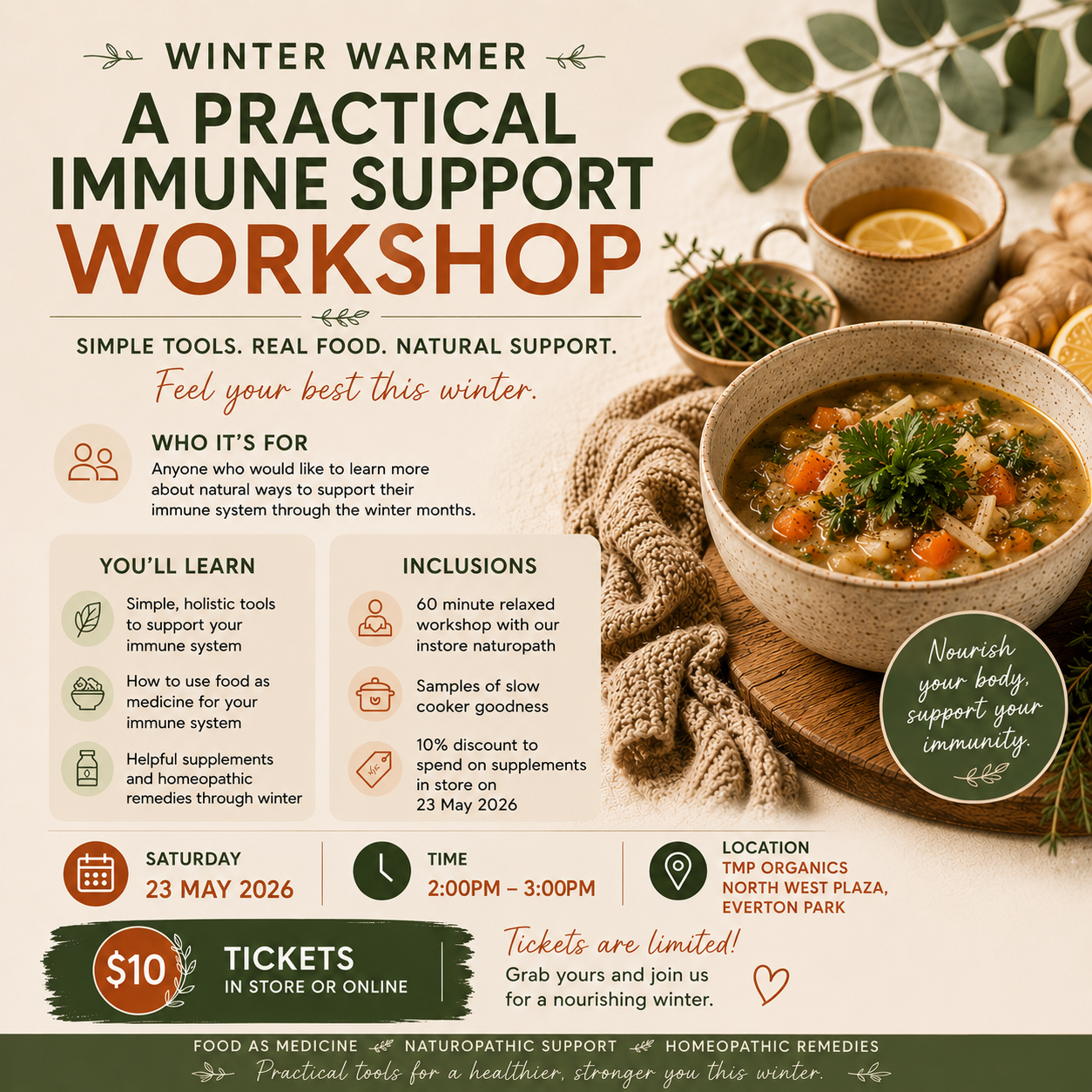 Live Winter Warmer Workshop - Brisbane
