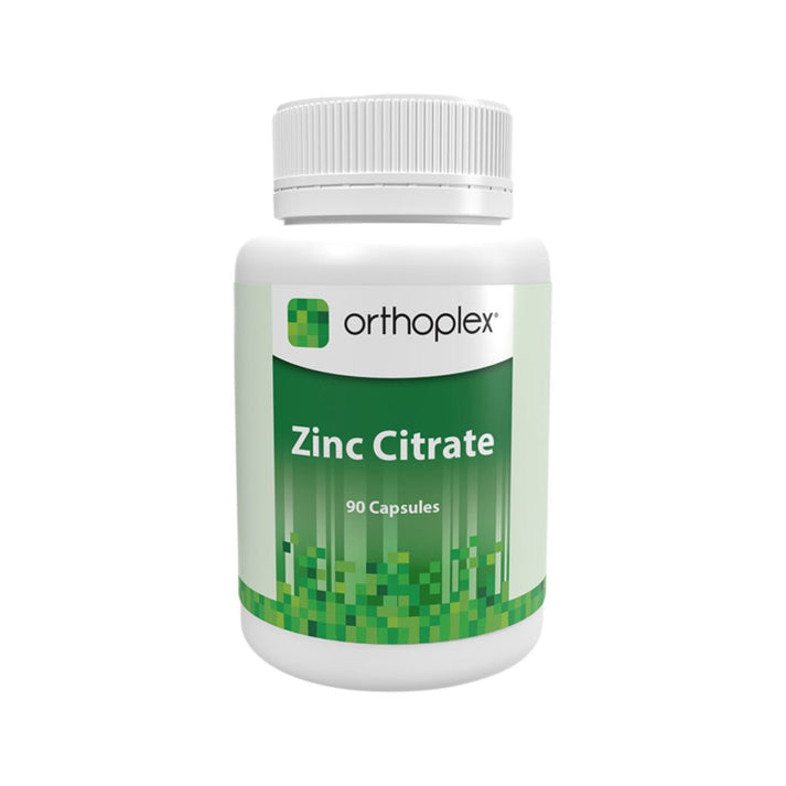 Zinc Citrate 90 Capsules Orthoplex Aroha Health by Jo Spies