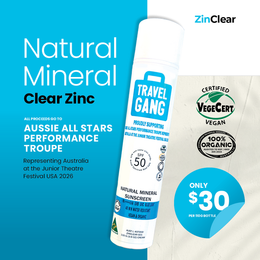 100% Organic Natural Mineral Sunscreen SPF 50 - 110g