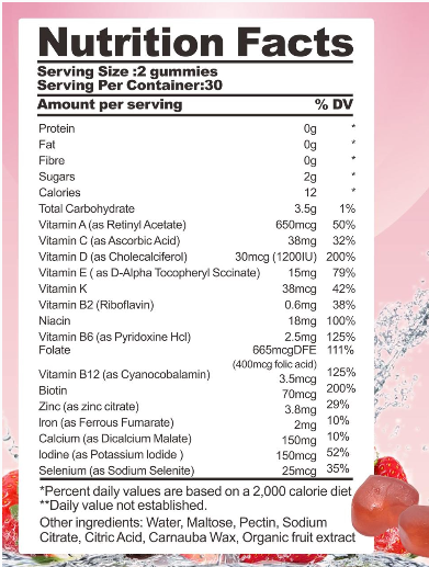 Prenatal Gummies 60 gummies