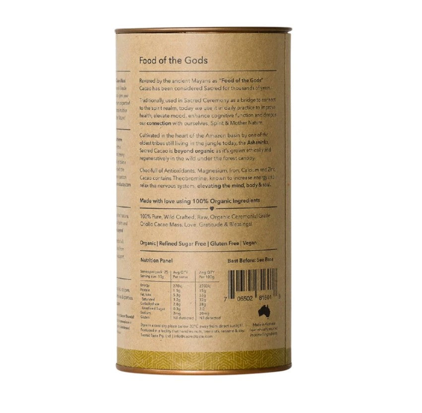 100% Pure Ceremonial Grade Cacao (250g)