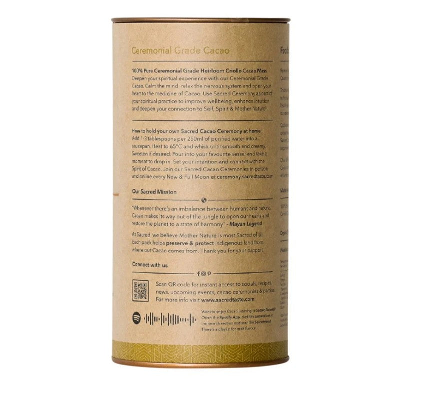 100% Pure Ceremonial Grade Cacao (250g)