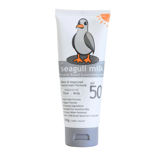Seagull Milk Mineral Based Sunscreen Lotion (SPF50)
