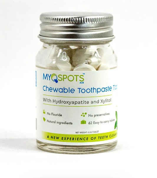 Natural toothpaste tablets (with hydroxyapatite) 62 tablets
